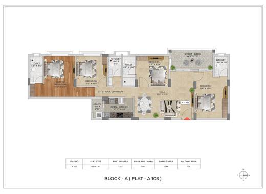 A103 floor plan