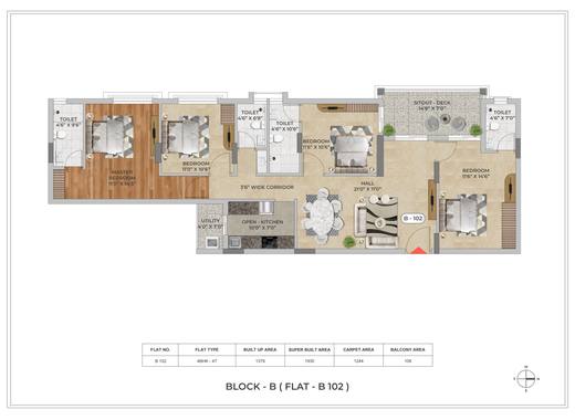 B102 floor plan