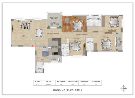 C101 floor plan